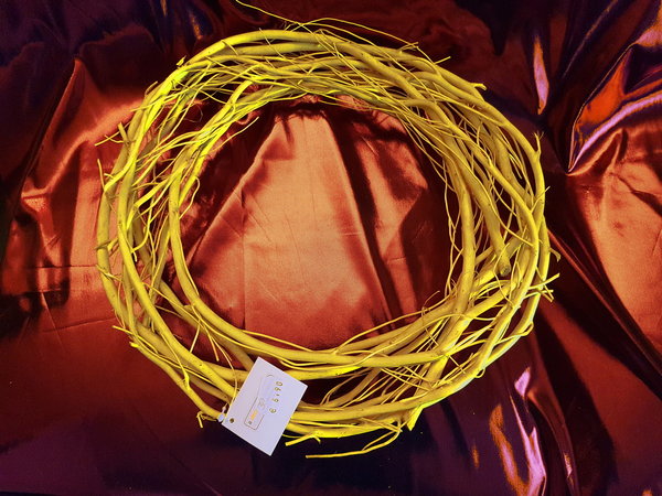 Weidenkranz, gelb, ca.35 cm