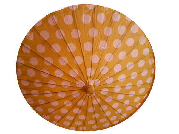 Schirm gelb-weiss, Ø ca. 86 cm
